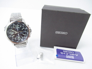 SEIKO セイコー V172-0AG0 クロノグラフ 腕時計 ▼AC19034