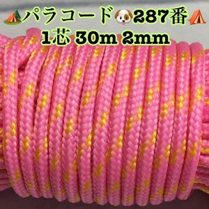 ☆★パラコード★☆１芯 ３０m ２mm☆★２８７番★手芸とアウトドアなど用★