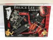 BRUCE LEE ACTION SET ブルースリー アクションセット ヌンチャク カンフー おもちゃ 美品現状 Manley QUEST T1011107_画像1