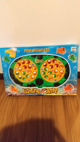 未使用非売品。お魚早釣りゲーム。
