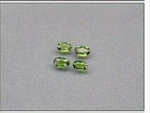 4粒・計0.85ct！ 天然石 クロム トルマリン ルース 非加熱 モザンビーク産　綺麗なカラーチェンジの色味！【まとめ売り】_画像3