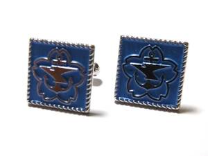 海上自衛隊 1術校 メンズ カフス カフスボタン 海若会 第1術科学校 Japan Maritime Self-Defense Force MSDF 1st Service School cufflinks