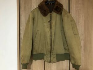 Old old clothes B-15 40s flight jacket model I thing patolisio Vintage vintage military 