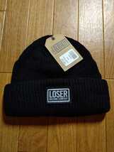 新品 LOSER MACHINE ビーニー ニット帽 ニットキャップ ワッチキャップ ルーザーマシン_画像1