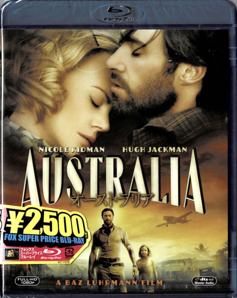 Blu-ray Disc オーストラリア AUSTRARIA 出演: ニコール・キッドマン, ヒュー・ジャックマン 未使用未開封品
