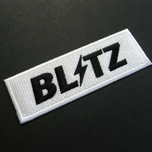 【BLITZ/ブリッツ】 Iron Cloth Patch (ロゴワッペン) WHITE [17925]の画像1