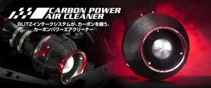 【BLITZ/ブリッツ】 CARBON POWER AIR CLEANER (カーボンパワーエアクリーナー) ニッサン スカイライン HR32,HCR32,HNR32 [35014]