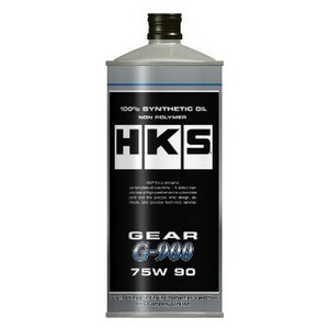 【HKS】 ギアオイル・デフオイル G-900 100% SYNTHETIC 75W 90相当 1L [52004-AK003]