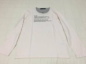 Ｔ303新品MOSSIMO モッシモ ロゴプリント 長袖 Tシャツ ロンT カットソー Lサイズ即決