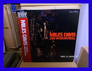 MILES DAVIS マイルス・デイビス / LIVE IN MONTREAL マイルス・デイビス・ライブ’８５/帯付/5点以上で送料無料、10点以上で10%割引!!!/LD