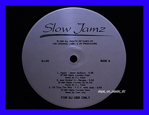 V.A./Slow Jamz-05/Janet Jackson/Again/この盤オンリー、REMIX!!!/SJ-05/US Original/5点以上で送料無料、10点以上で10%割引!!!/12'