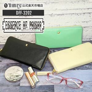 ☆ 最安値 匿名配送 ESSENCE OF POISON エッセンスオブポイズン 財布 ウォレット 長財布 wallet 本革 レザー DFF 3202 ライトグリーン ☆