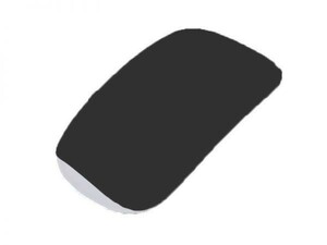 Apple Magic Mouseブルートゥースワイヤレスマウス用 保護カバー シール 無地#ブラック UZA-40626