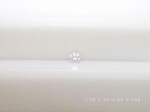 AA 1/20ctmere diamond (2.40-2.50mm) 1 piece 0.058ct sale 