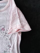 新品 チャコットキッズ chacott kids★6,930円 肌触りの良いTシャツ 120k ピンク_画像3