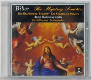 美品2CD ● JOHN HOLLOWAY / BIBER The mystery sonatas ● WPCS-16230/1 ジョン・ホロウェイ ビーバー ロザリオのソナタ 国内盤 Y960