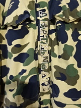 最初期【M】APE 1stサル迷彩柄 スノボジャケット キムタク 猿の惑星 A BATHING APE（ア ベイシング エイプ）NIGO 木村拓哉 当時物_画像3