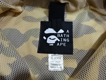 最初期【M】APE 1stサル迷彩柄 スノボジャケット キムタク 猿の惑星 A BATHING APE（ア ベイシング エイプ）NIGO 木村拓哉 当時物_画像6