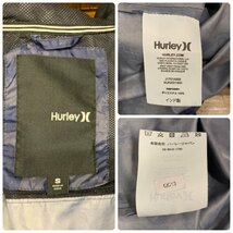 J131 メンズ ブルゾン スポーティー ♪ Hurley ハーレー 柄 薄手 ナイロン ジャケット ストリート サーフ 小さいサイズ (6)/ S_画像4