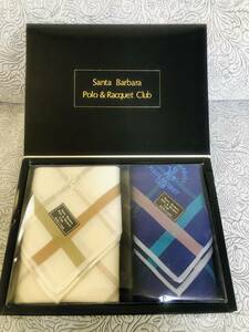 【送料無料/Santa Barbara Polo&Racquet Club　ハンカチ2枚セット】未使用品