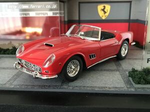 送料無料　エンジン付きプラモデル　完成品　1/24 フェラーリ 250GT カブリオレ　FERRARI クラシックカー　スーパーカー