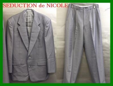 NICOLE 80's スタンドカラー スーツ 48/SEDUCTION de NICOLE セデュ
