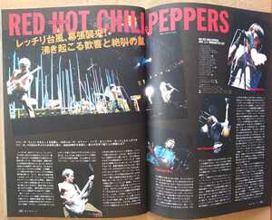 超激レア！◆Red Hot Chili Peppers◆非売品冊子'02◆makers music REPORT◆4ページ大特集◆過去作品一覧付◆レッチリ