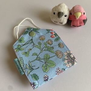 仮置きケース☆ハンドメイド☆花柄☆水色