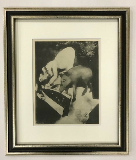 【特価】　≪　　マルク・シャガール　　≫　　コロタイプ版画　　PEINTURE -1924　　1928年　　MARC　CHAGALL