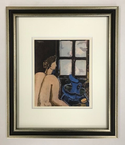 【特価】　　≪　　ジョルジュ ブラック 　　≫　　エリオグラヴュール　　1945年　　LA FEMME A SA TOILETTE　　 GEORGES　BRAQUE