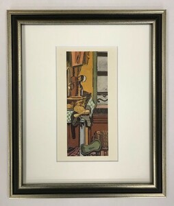 【特価】　　≪　　ジョルジュ ブラック 　　≫　　エリオグラヴュール　　1945年　　LA TOILETTE AUX CARREAUX VERTS　　 GEORGES　BRAQUE