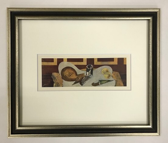 【特価】 ≪ ジョルジュ ブラック ≫ エリオグラヴュール 1945年 LE PAIN GEORGES BRAQUE