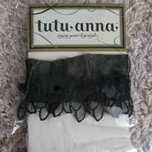 【新品・未使用】tutuanna チュチュアンナ シースルー 靴下 ソックス ２点セットで♪ ３色リボン 黒レース ２２～２４㎝_画像5