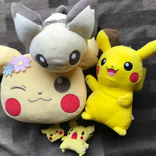 ピカチュウぬいぐるみクッション ポケモン 日本 アニメ pokemon ピチュー ポケットモンスター 