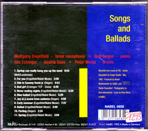 ♪レア盤!!! Wolfgang Engstfeld Quartet-Songs And Ballads♪_画像2