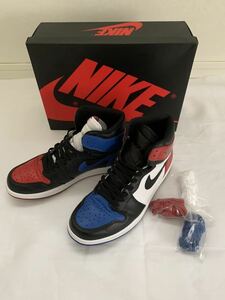 【送料無料】NIKE AIR JORDAN 1 RETRO HIGH OG TOP3 28cm BLACK/BLACK-WHITE NOIR/BLANC/ROYAL VARSITY/NOIR 付属品全て有り