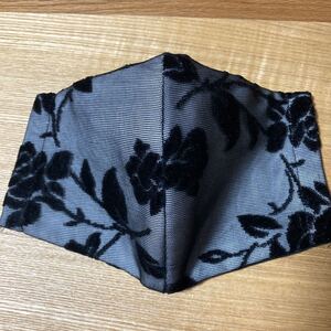 立体インナー チュールレースベロアバラ刺繍秋冬仕様大きめサイズ