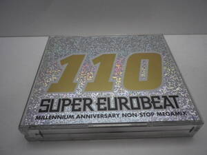 スーパーユーロビート SUPER EUROBEAT 110 MILLENNIUM ANNIVERSARY NON-STOP MEGAMIX/3枚組全130曲 音楽CD avex 2000 熊五郎のお店 0310
