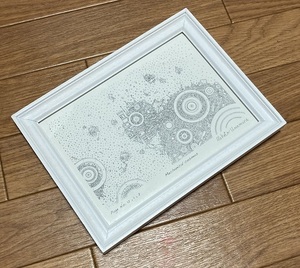 Art hand Auction 精密画 Mechanical Cosmos イラスト 絵画 額入り 梅村誠 コレクター 細密画 0012, 美術品, 絵画, その他