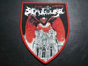 SEPULTURA 刺繍パッチ ワッペン bestial devastation セパルトゥラ / slayer kreator sodom destruction possessed cogumelo