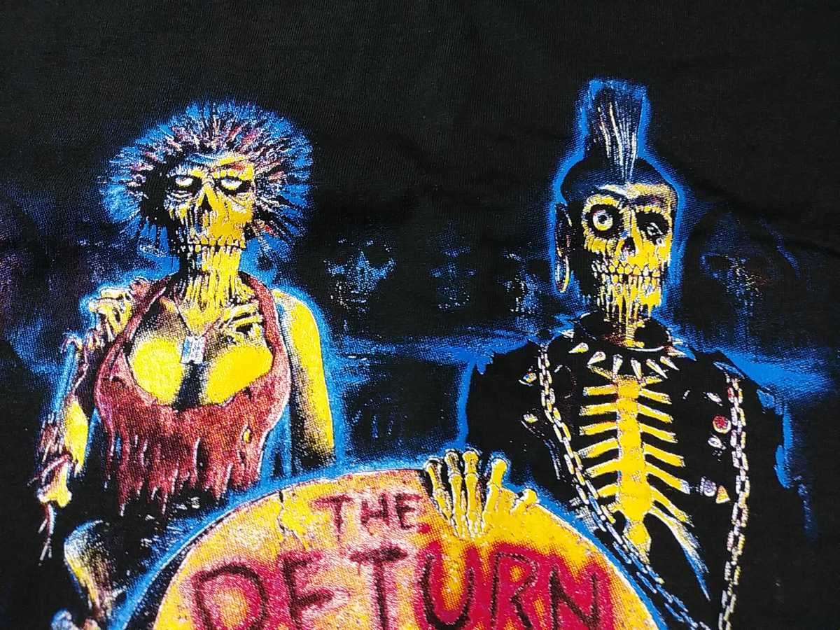 バタリアン Battalion The Return of the Living Dead 映画 長袖Tシャツ 黒L ロンT / ホラー スプラッター ゾンビ バタリアン Battalion The Return of the Living Dead 映画 長袖Tシャツ 黒L ロンT / ホラー スプラッター ゾンビ