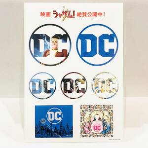 DC COMICS シャザム！ 来場記念 ステッカーシート ノベルティー / 非売品