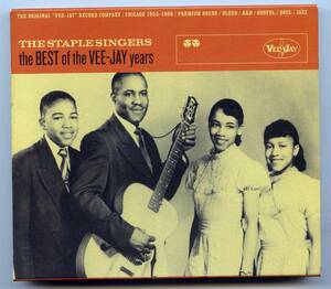 The Staple Singers（ザ・ステイプル・シンガーズ）CD「The Best Of The Vee-Jay Years」スリップ・ケース付きUS盤 826663-10641 新品同様