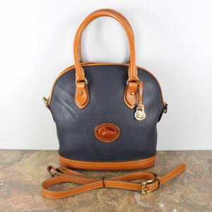 Dooney&Bourke LEATHER 2WAY SHOULDER BAG MADE IN USA/ドゥーニー&バーク2wayレザーショルダーバッグ