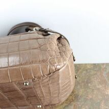 JRA MARC CROCODILE LEATHER HAND BAG/JRAマーククロコダイルレザーハンドバッグ_画像5