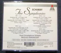 CD-BOX　4枚組 SCHUBERT The Symphonies Nikolaus Harnoncourt シューベルト　ニコラウス・アーノンクールクラシック　輸入盤_画像2
