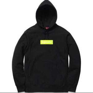 M 17aw Supreme Box Logo Hooded Sweatshirt Black 黒 ブラック 国内正規品 シュプリーム ボックス ロゴ パーカー cross 2017 新品
