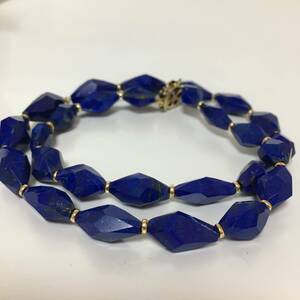 K14 с ожерельем Lapis Lazuli