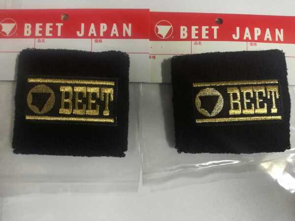 ホーク CB250T CB250N CB400T CB400N CB400D スーパーホーク250 400 ホークⅡホークⅢ BEET ビートリスト バンド 黒 2個