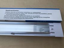 ⑤ M 未使用 動作確認済 TSEED LED蛍光灯 40w 120cm LED照明器具 蛍光器具 薄型 ベースライト 蛍光灯 昼光色 180°発光 80W相当 6000k_画像7